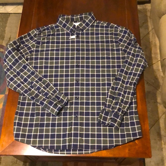 Goodfellow & Co Other - Blue & green plaid button down NWT